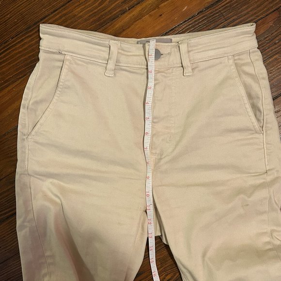 Everlane The Straight-Leg Crop Pant in Bone White - Picture 4 of 8